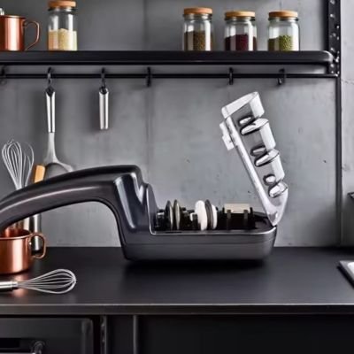 affuteur couteau élégant design économique inox cuisine