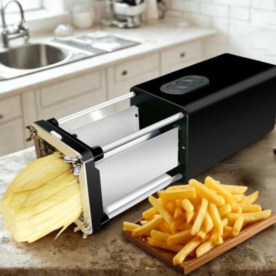 coupe frite électrique simple à utiliser frites fait maison cuisine