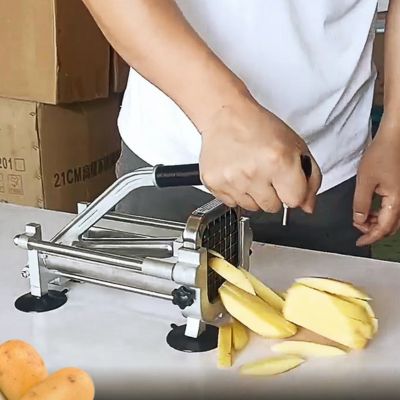 coupe frites pratique simple un geste pour couper pomme de terre