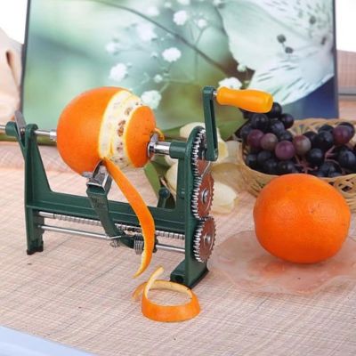 eplucheur a pomme polyvalent orange epluchage