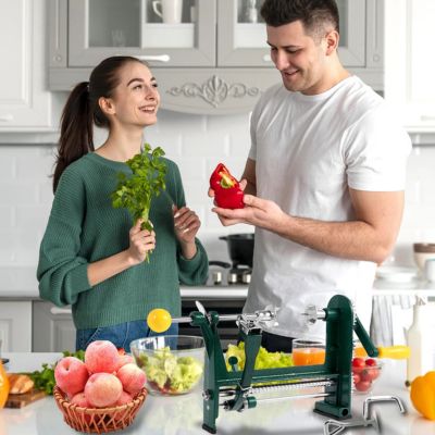 eplucheur a pomme inox solide durable couple cuisine