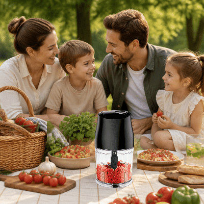 mini hachoir électrique portable picnic famille