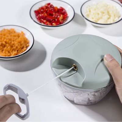mini hachoir manuel à ficelle polyvalent pratique rapide