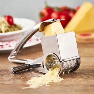 râpe à fromage manuelle élégante design inox durable