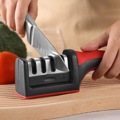 affuteur couteau élégant multifonction acier inoxydable cuisine