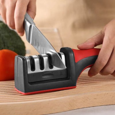 affuteur couteau élégant multifonction acier inoxydable cuisine