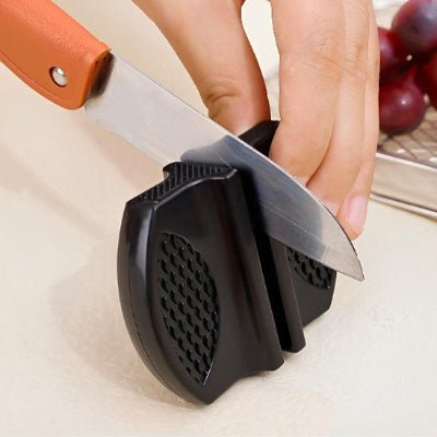aiguiseur couteau pratique compact inox sécurisé