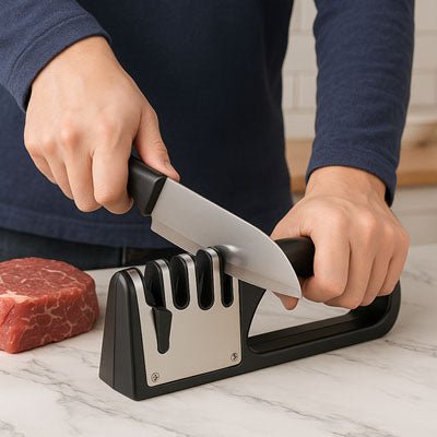 aiguiseur couteau inox céramique pratique facile cuisine