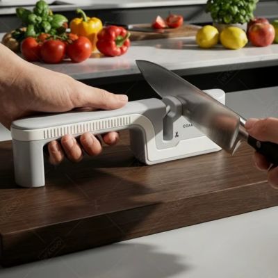 aiguiseur de couteaux polyvalent multifonction plan de travail cuisine