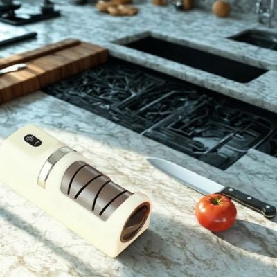 aiguiseur electrique couteaux batterie rechargeable usb stable