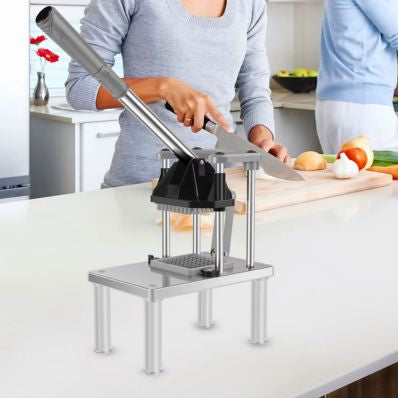 appareil coupe frites élégant design inox confortable cuisine