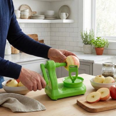 appareil epluche pommes pratique durable cuisine