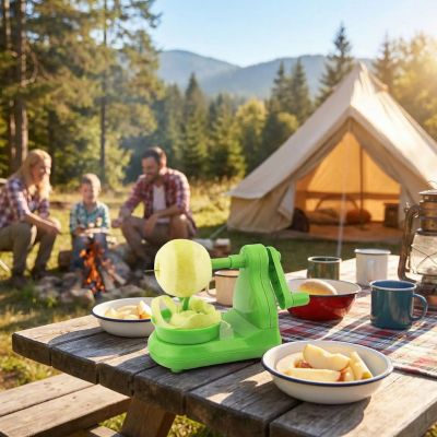 appareil epluche pommes camping enfants famille