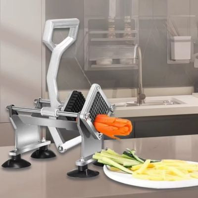 coupe frite en inox solide robuste légumes polyvalent