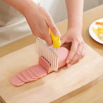 coupe frites jaune saucisses polyvalent cuisine