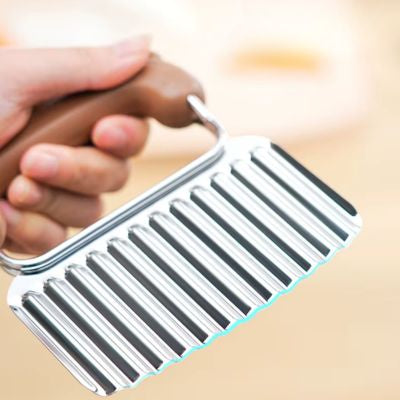 coupe-frites marron tranchant efficace rapide