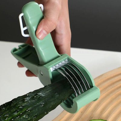 coupe legume vert rapide tranches parfaites concombre