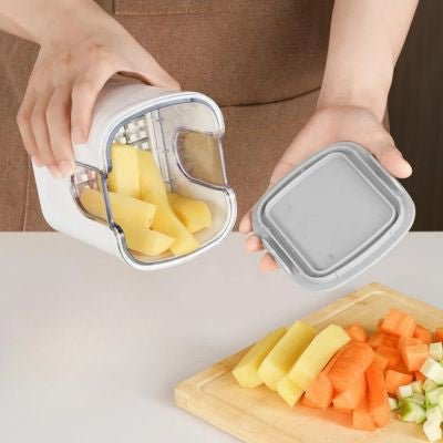 coupe legume en cube batonnets frites legumes polyvalent