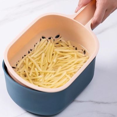 coupe legume frites egouttoir