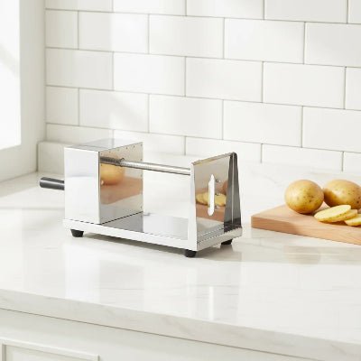 coupe pomme de terre élégant design inox cuisine