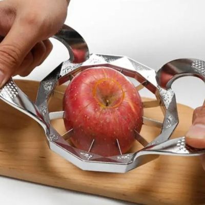 coupe pomme pratique sûr en inox