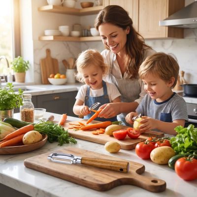économe à tomates cuisine maman enfants