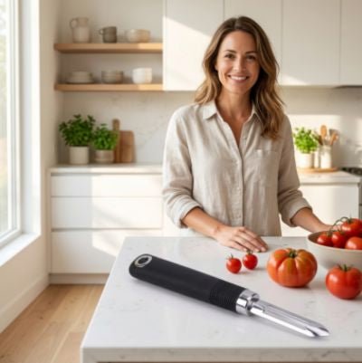 économe à tomates plaisir ergonomique femme cuisine
