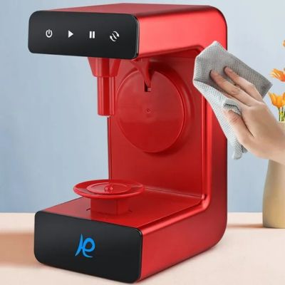 epluche pomme electrique rouge elegant cadeau