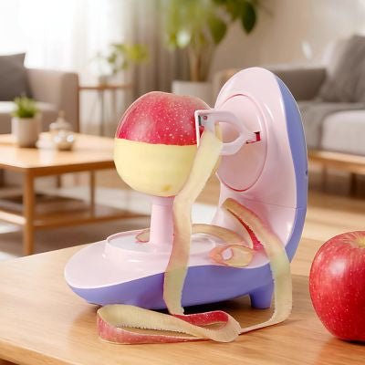 epluche pomme électrique stylé table salon 