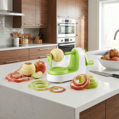 éplucheur de pommes stable durable table cuisine 
