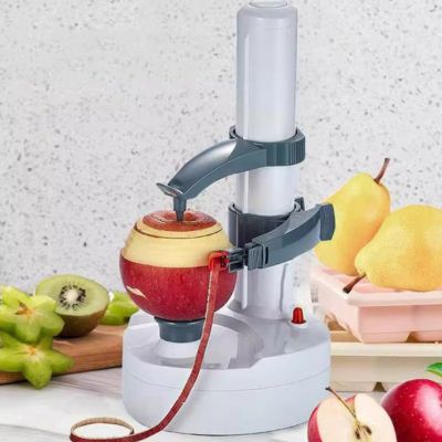 eplucheur electrique polyvalent et antidérapant pour pomme
