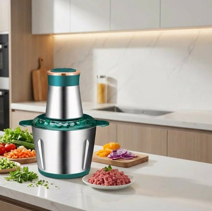hachoir electrique design inox cuisine moderne minimaliste