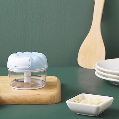 hachoir legume manuel bleu élégant plan de travail 