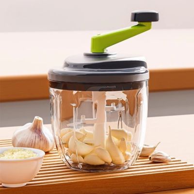 hachoir manuel manivelle ail haché cuisine 
