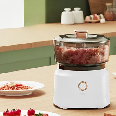hachoir mini electrique blanc minimaliste