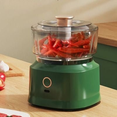 hachoir mini electrique vert compact