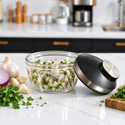 hachoir persil lames tranchantes efficaces cuisine