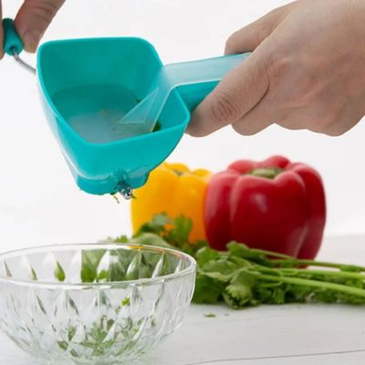 hachoir persil portable léger design bleu