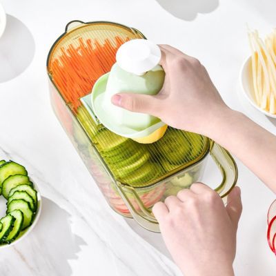 mandoline à légumes transparent sécurisé facile