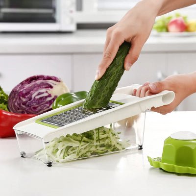 mandoline cuisine rapide sécurisée efficace concombre 