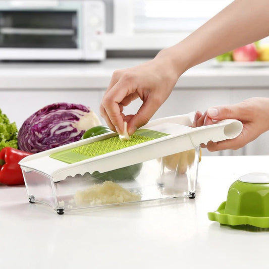 mandoline cuisine polyvalente ail haché