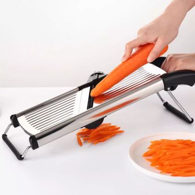 mandoline japonaise fiable inox qualité design carottes