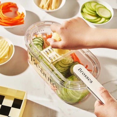mandoline legumes polyvalent multifonction plusieurs lames