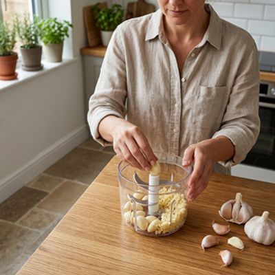mini hachoir électrique polyvalent pratique ail cuisine