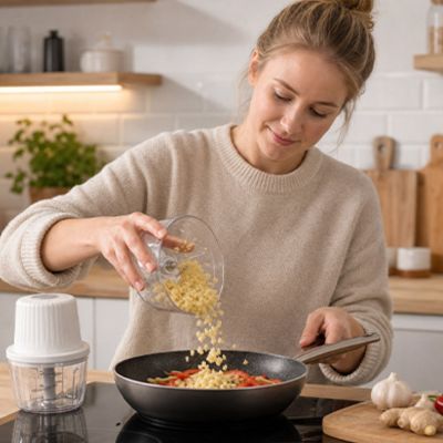 mini hachoir électrique pratique portable confortable femme cuisine