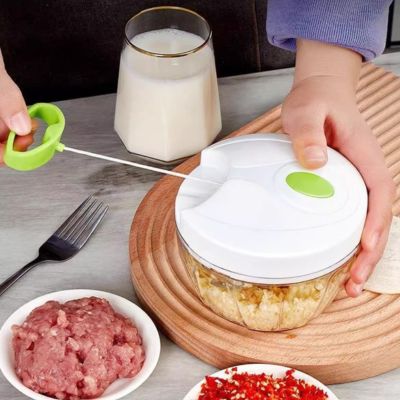 mini hachoir manuel à ficelle résistant polyvalent pratique