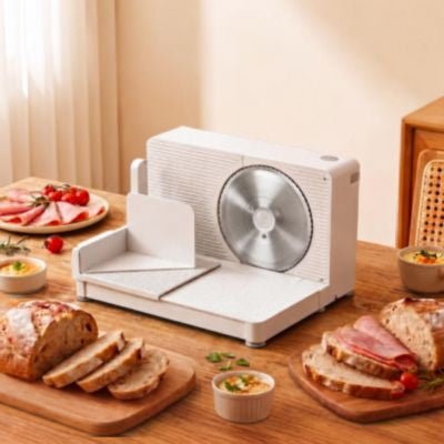 mini hachoir electrique design élégant pliable compact cuisine