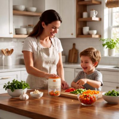 petit hachoir électrique mère enfants légumes bebe