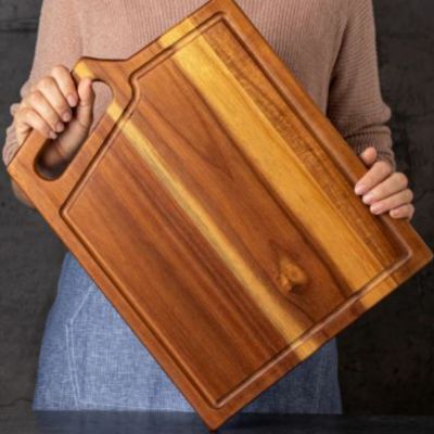 planche à découper bois acacia grande surface pratique