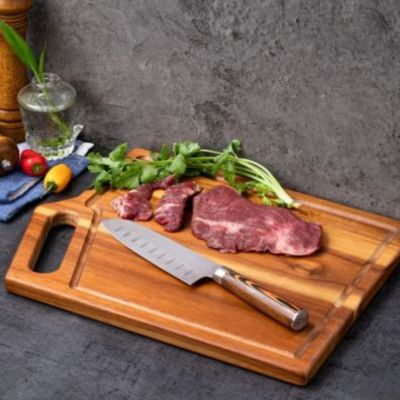 planche à découper bois confortable viande